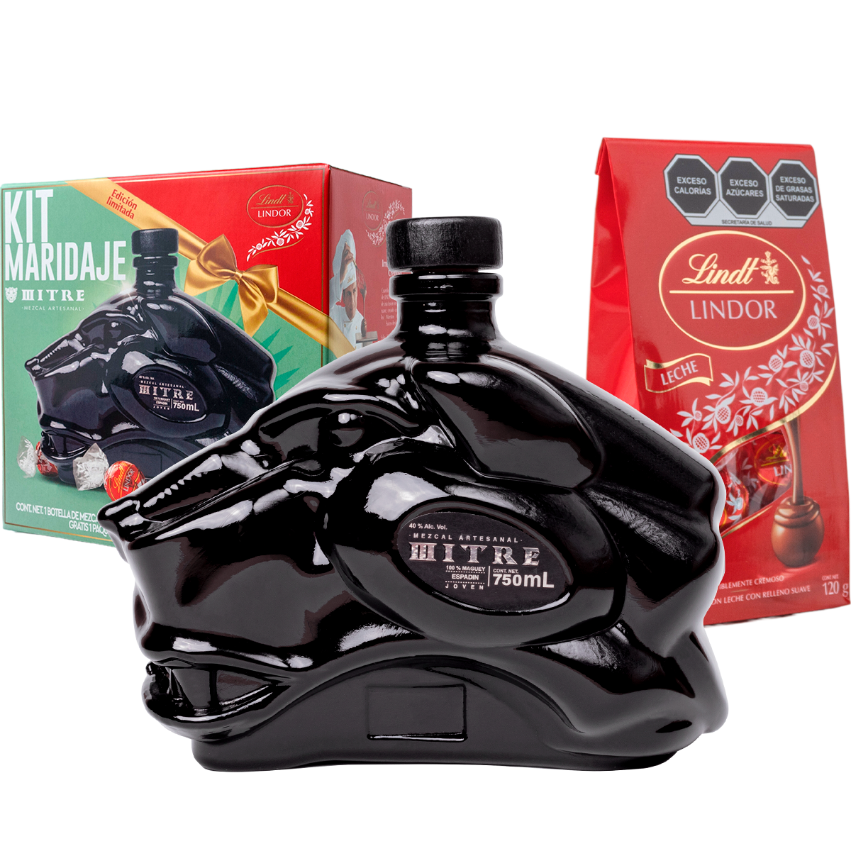 Mitre Pairing Kit | Mezcal Mitre + Lindor Chocolates