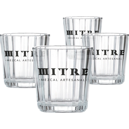 Vasos Mezcaleros Mitre - Set de 4 Piezas